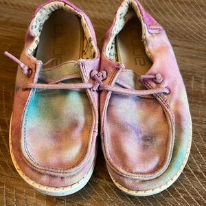 Hey Dude Kids Tie-Dye Moccasins